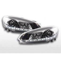 Phare Daylight LED feux de jour VW Golf 6 type 1K 08- chrome, Eclairage Volkswagen