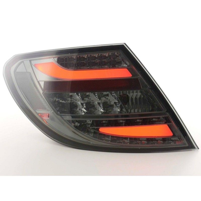 Kit feux arrière LED Mercedes Classe C type W204 07-11 noir, Eclairage Mercedes