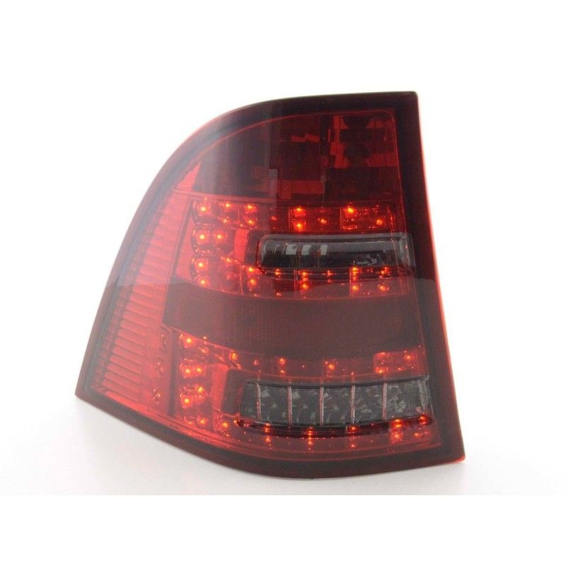 Kit feux arrières LED Mercedes Classe M type W163 98-05 rouge / noir, Eclairage Mercedes