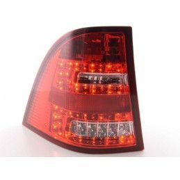 Kit feux arrière à LED Mercedes Classe M type W163 98-05 clair / rouge, Eclairage Mercedes