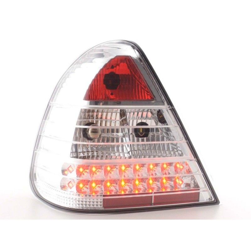 Kit feux arrière LED Mercedes Classe C type W202 96-00 chrome, Eclairage Mercedes