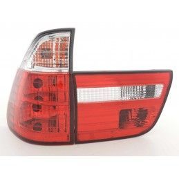 Jeu de feux arrière BMW X5 type E53 Z33 98-03 rouge / blanc, Eclairage Bmw