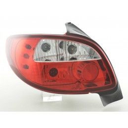 Kit feux arrières Peugeot 206 type 2 *** 98-05 clair / rouge, Nouveaux produits fk