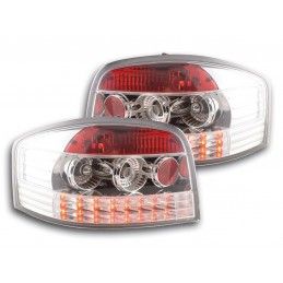 Kit feux arrières LED Audi A3 type 8P 03-05 chrome, Eclairage Audi