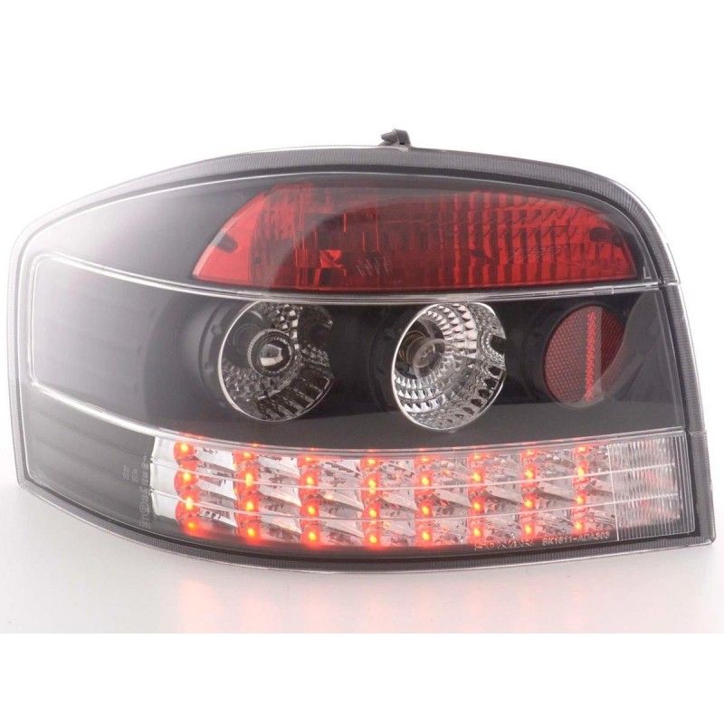 Kit feux arrières LED Audi A3 type 8P 03-05 noir, Eclairage Audi