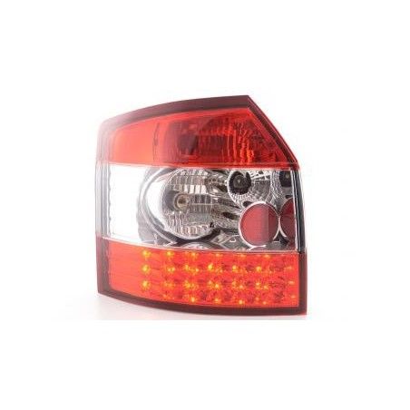 Kit feux arrières à LED Audi A4 Avant type 8E 01-02 clair / rouge, Eclairage Audi