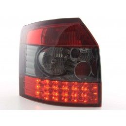 Kit feux arrières à LED Audi A4 Avant type 8E 01-04 noir / rouge, Eclairage Audi