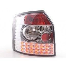 Kit feux arrières LED Audi A4 Avant type 8E 01-04 chrome, Eclairage Audi