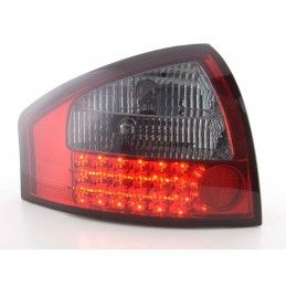 Kit feux arrières à LED Audi A6 berline type 4B 97-03 rouge / noir, Eclairage Audi