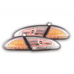 Kit feux arrières LED Seat Leon type 1P 05-09 chrome, Eclairage Seat