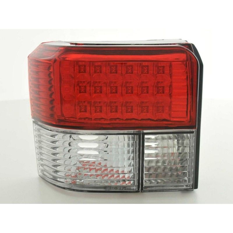 Jeu de feux arrière à LED VW Bus T4 type 70 ... 91-04 rouge / blanc, Eclairage Volkswagen