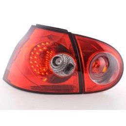 Kit feux arrières LED VW Golf 5 type 1K 2003-2008 rouge, Eclairage Volkswagen