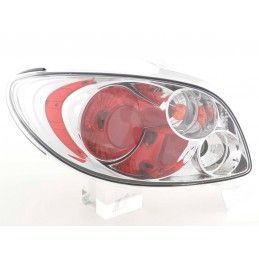 Kit feux arrières Peugeot 206 98 - chrome, Peugeot