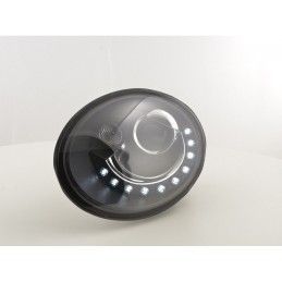 Phare Daylight LED DRL look VW New Beetle 2006-2012 noir, Volkswagen