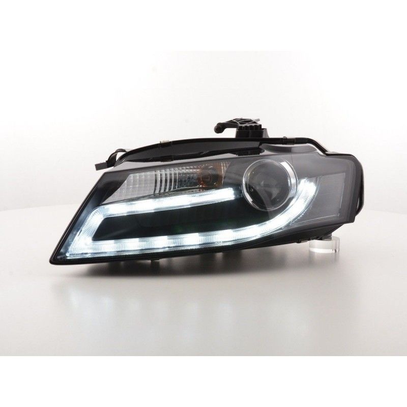 Phare Daylight LED feux de jour Audi A4 2008-2011 noir, Audi Phare Daylight LED feux de jour Audi A4 2008-2011 noir, Audi