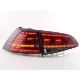 Kit feux arrières LED VW Golf 7 à partir de 2012 rouge / fumée, Nouveaux produits fk