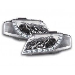 Phare Daylight LED feux de jour Audi A3 type 8P 03-08 chrome, Eclairage Audi