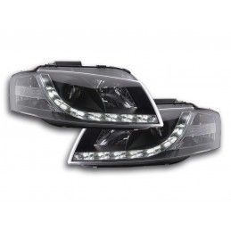 Phare Daylight LED feux de jour Audi A3 type 8P 03-08 noir, Eclairage Audi