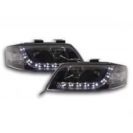 Phare Daylight LED DRL look Audi A6 type 4B 97-01 noir, Nouveaux produits fk