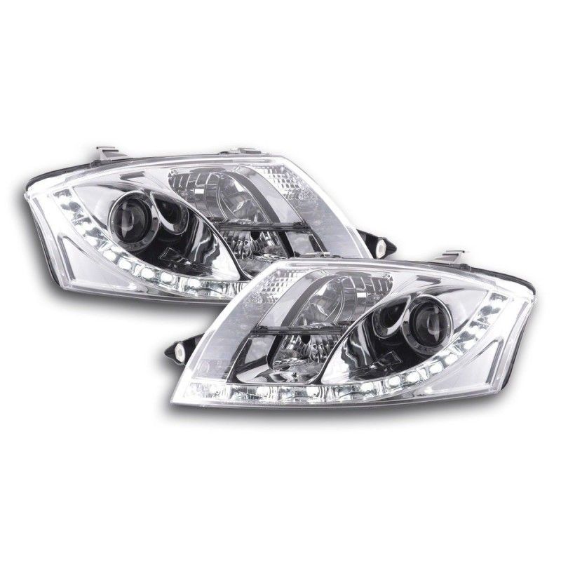 Phare Daylight LED Feu diurne Audi TT type 8N 98-06 chrome, Eclairage Audi