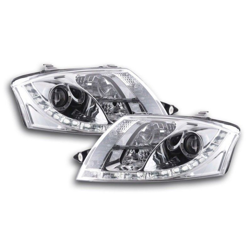 Phare Daylight LED Feu diurne Audi TT type 8N 98-06 chrome, Eclairage Audi