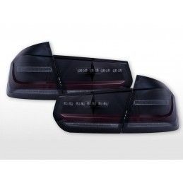 Jeu de feux arrière LED BMW Série 3 F30 12-17 rouge/noir, Bmw