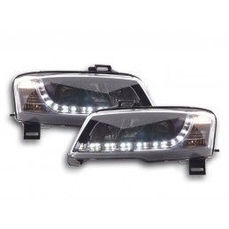 Phare Daylight à LED DRL look Fiat Stilo 3 portes. Type 192 01-07 noir, Nouveaux produits fk