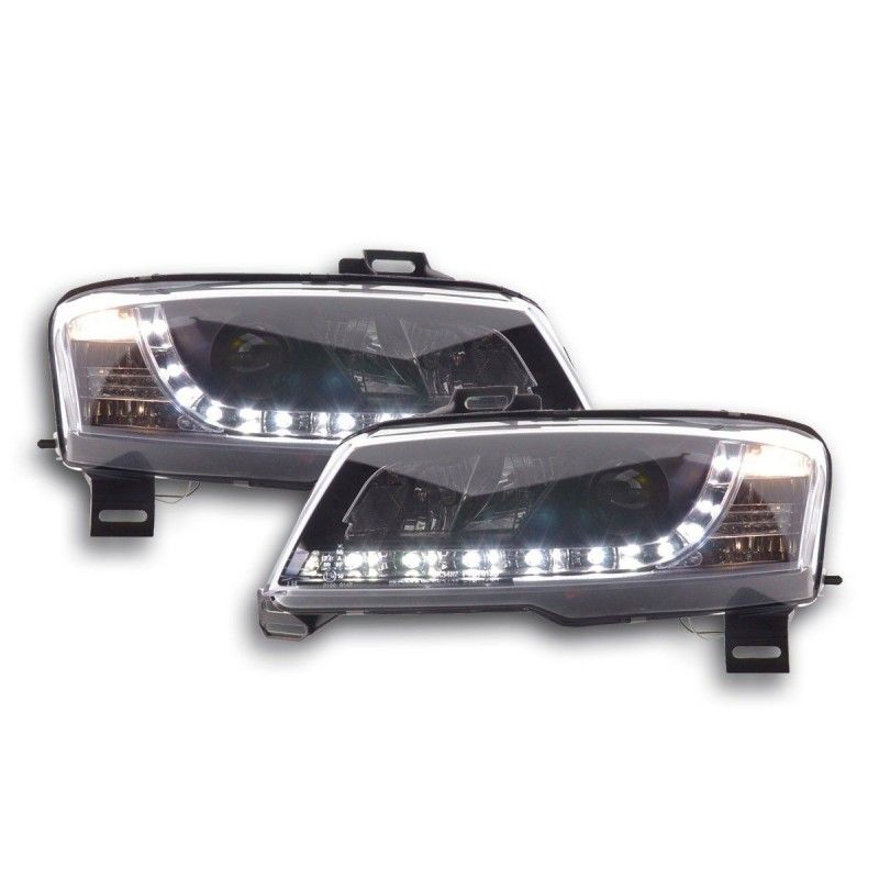 Phare Daylight à LED DRL look Fiat Stilo 3 portes. Type 192 01-07 noir, Eclairage Fiat