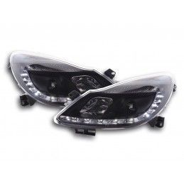 Phare Daylight LED DRL look Opel Corsa D 06- noir, Nouveaux produits fk