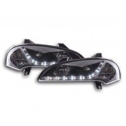 Phare Daylight LED DRL look Opel Tigra 95-03 noir, Eclairage Opel