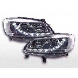 Phare Daylight LED DRL look Opel Zafira A 99-04 chrome, Eclairage Opel