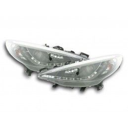 Phare Daylight LED DRL look Peugeot 207 06- noir, Nouveaux produits fk