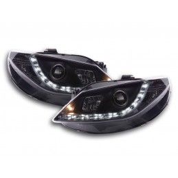 Phare Daylight LED feux de jour Seat Ibiza type 6J 08- noir, Eclairage Seat