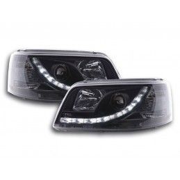 Phare Daylight LED look DRL bus VW type T5 03-09 noir, T5