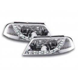 Phares Daylight LED feux de jour VW Passat type 3BG 00-05 chrome, Eclairage Volkswagen