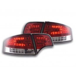 Kit feux arrières à LED Audi A4 berline type 8E 04-07 rouge / clair, Eclairage Audi