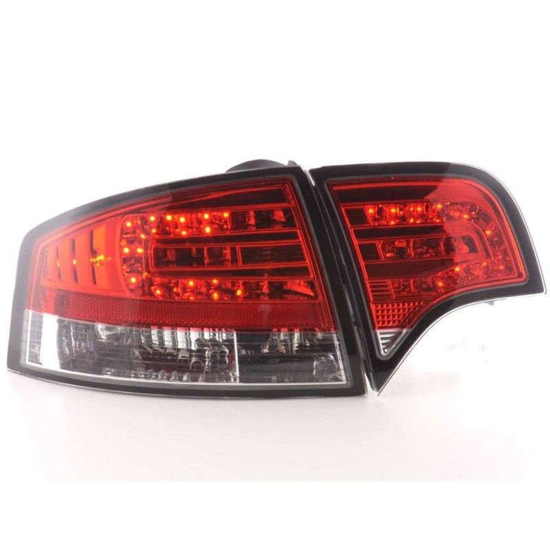 Kit feux arrières à LED Audi A4 berline type 8E 04-07 rouge / clair, Eclairage Audi