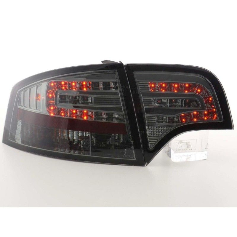 Kit feux arrières LED Audi A4 berline type 8E 04-07 noir, Eclairage Audi