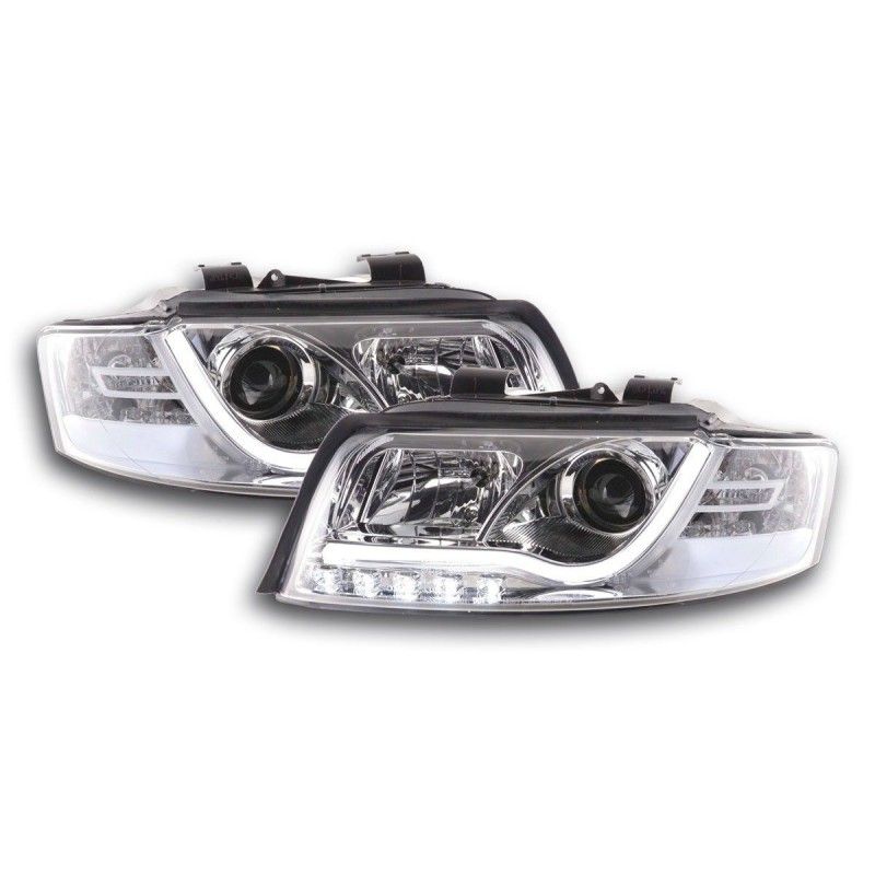 Phare Daylight LED Feux Diurnes Audi A4 Type 8E 01-04 Chrome, Eclairage Audi