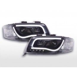 Phare Daylight LED DRL look Audi A6 type 4B 97-01 noir, Eclairage Audi