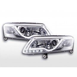 Phare Daylight LED feux de jour Audi A6 type 4F 04-08 chrome, Eclairage Audi