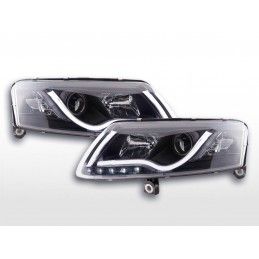 Phare Daylight LED feux de jour Audi A6 type 4F 04-08 noir, Eclairage Audi