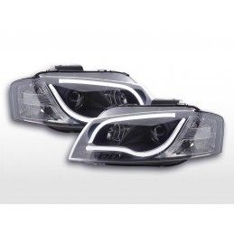 Phare Daylight LED DRL look Audi A3 type 8P / 8PA 03-08 noir, Eclairage Audi