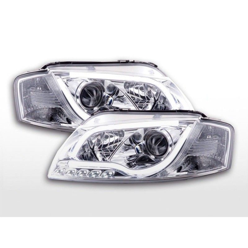 Phare Daylight LED feux de jour Audi A3 type 8P / 8PA 03-08 chrome, Eclairage Audi