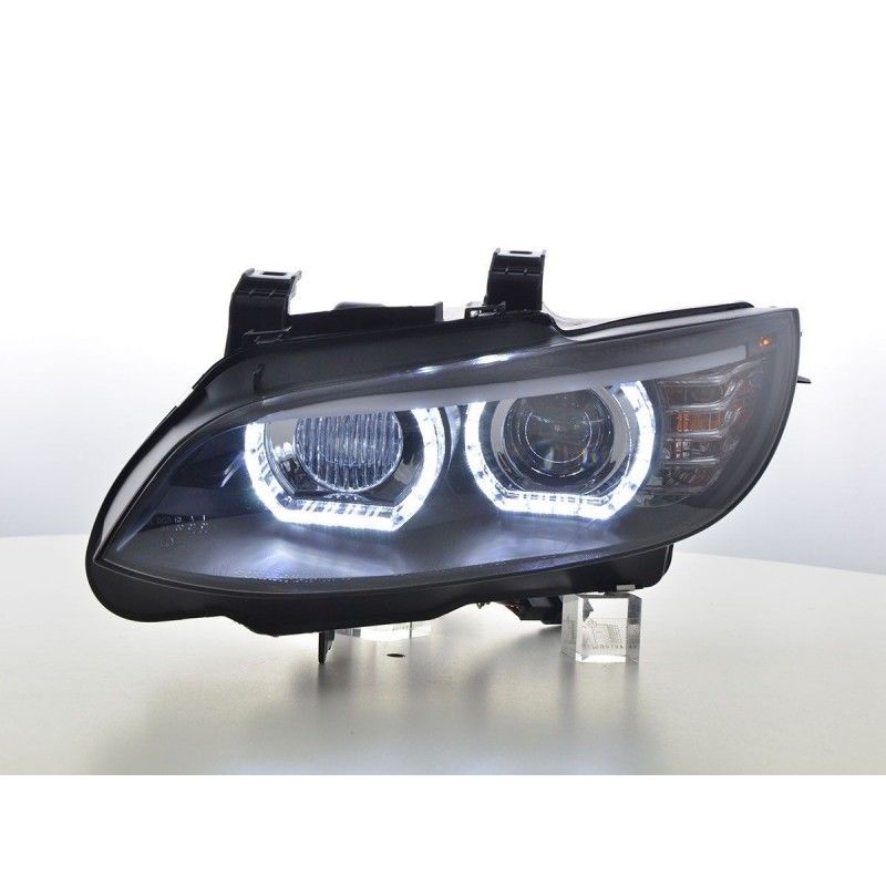 Phares Xenon Daylight LED feux de jour BMW Série 3 E92 / E93 06-10 noir, Eclairage Bmw