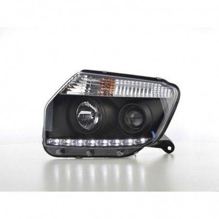 Phares Daylight LED feux de jour Dacia Duster à partir de 2014 noir, Eclairage Dacia
