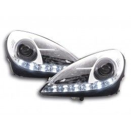 Phare Daylight LED feux de jour Mercedes SLK R171 chrome, Eclairage Mercedes