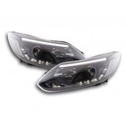 Phare Daylight LED DRL look Ford Focus 3 2010- noir, Nouveaux produits fk