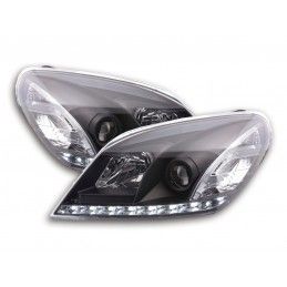 Phare Daylight LED feux de jour Opel Astra H 04-09 noir, Eclairage Opel