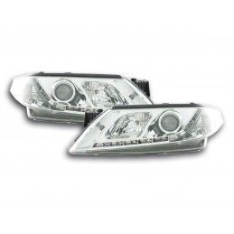 Phare Daylight LED DRL look Renault Laguna (type G) 01-05 chrome, Eclairage Renault